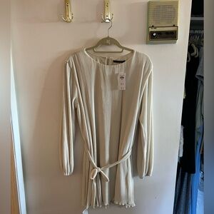 Abercrombie & Fitch Long Sleeve Dress with Tie Belt Large